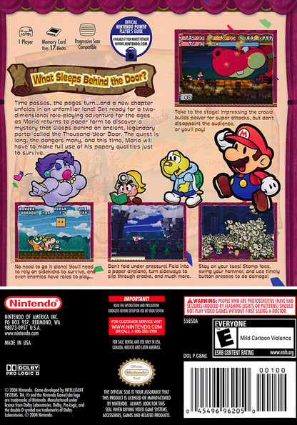 Paper Mario Thousand Year Door Gamecube
