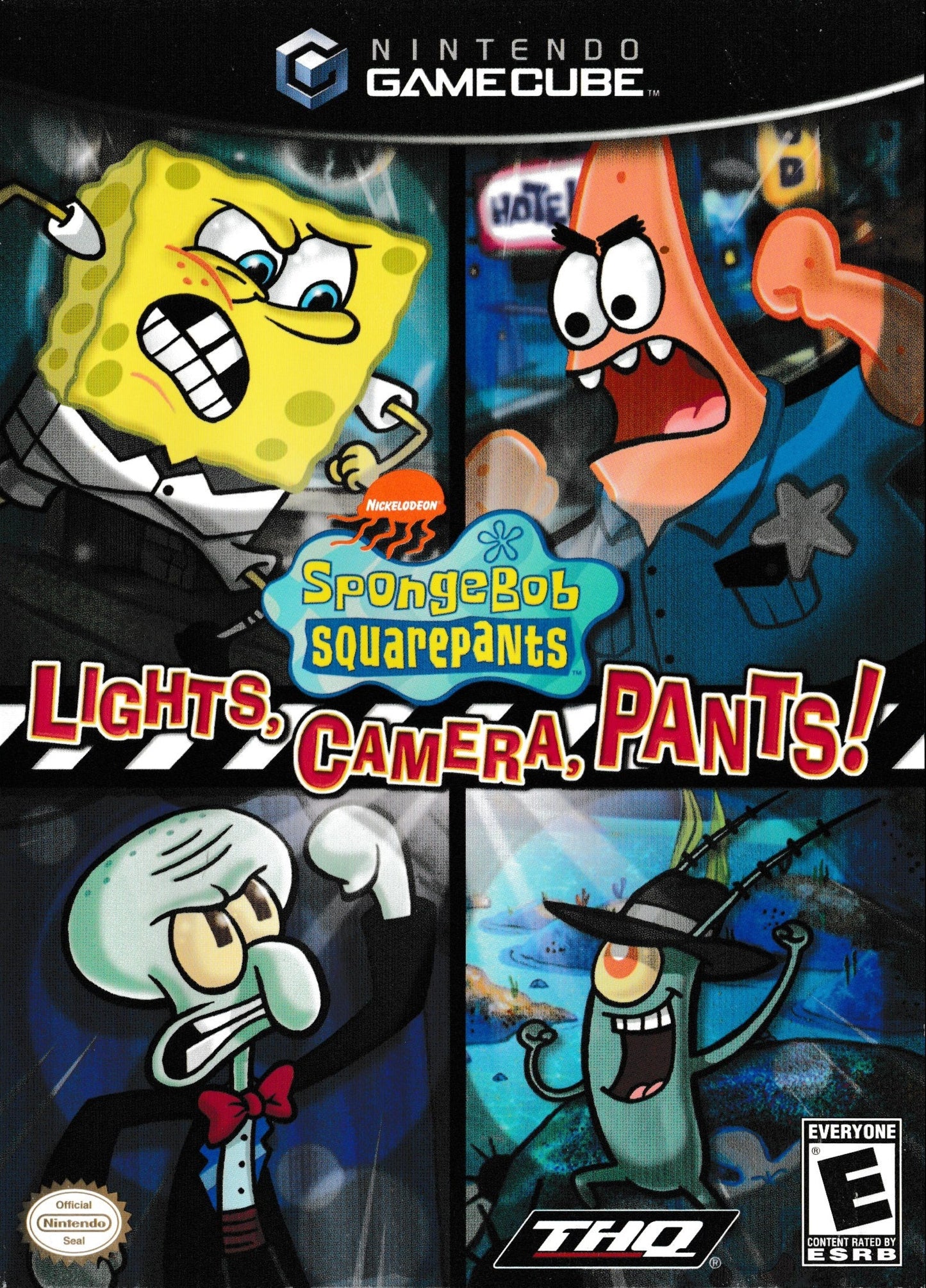 SpongeBob SquarePants Lights Camera Pants Gamecube