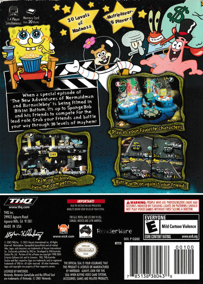 SpongeBob SquarePants Lights Camera Pants Gamecube