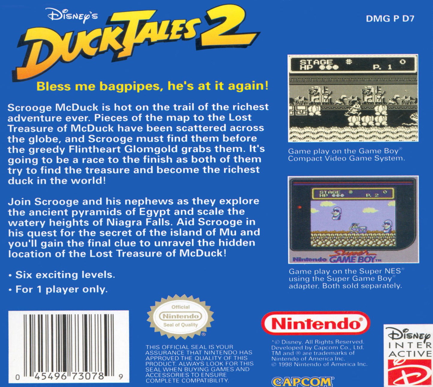 Duck Tales 2 GameBoy