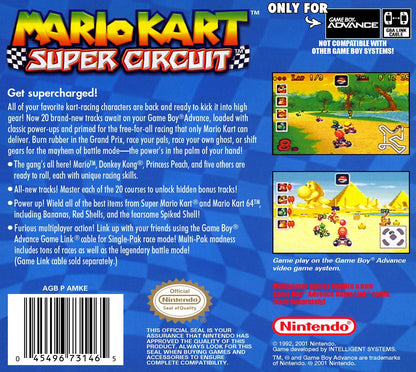 Mario Kart Super Circuit GameBoy Advance