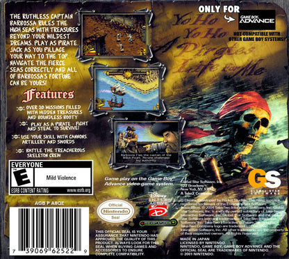 Pirates Of The Caribbean GameBoy Advance