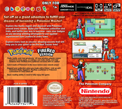 Pokemon FireRed GameBoy Advance
