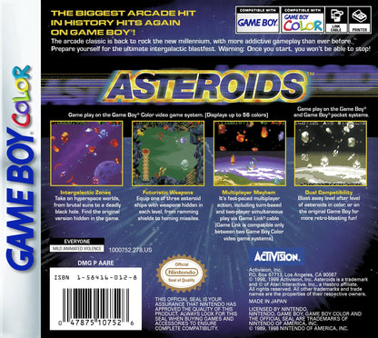 Asteroids GameBoy Color