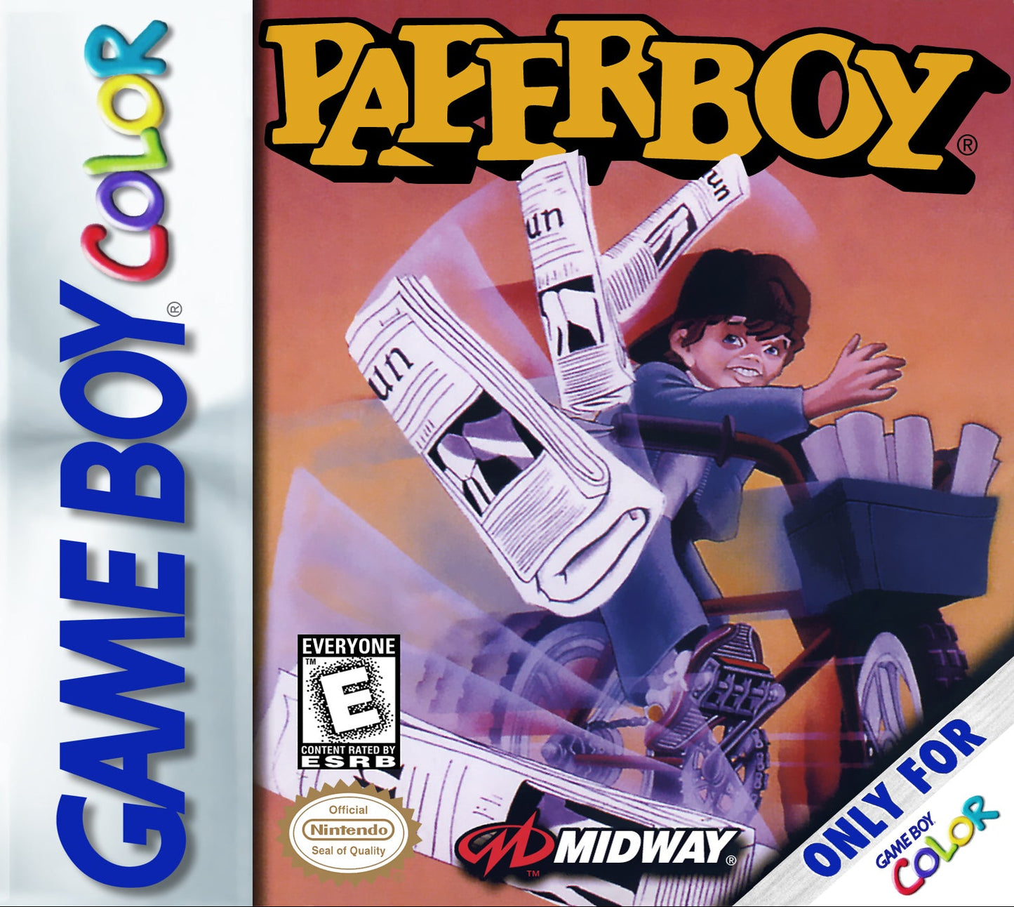 Paperboy GameBoy Color