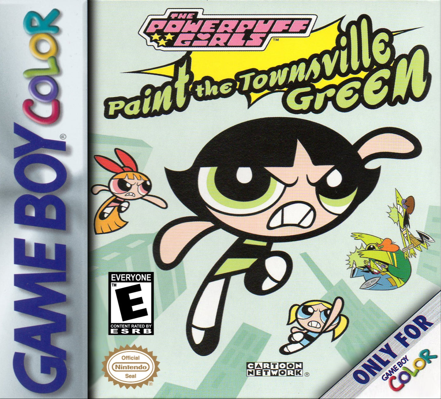 Powerpuff Girls Paint the Townsville Green GameBoy Color