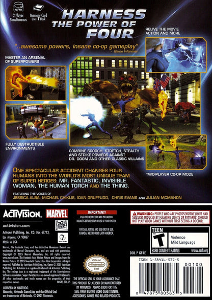 Fantastic 4 Gamecube