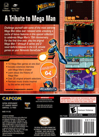 Mega Man Anniversary Collection Gamecube