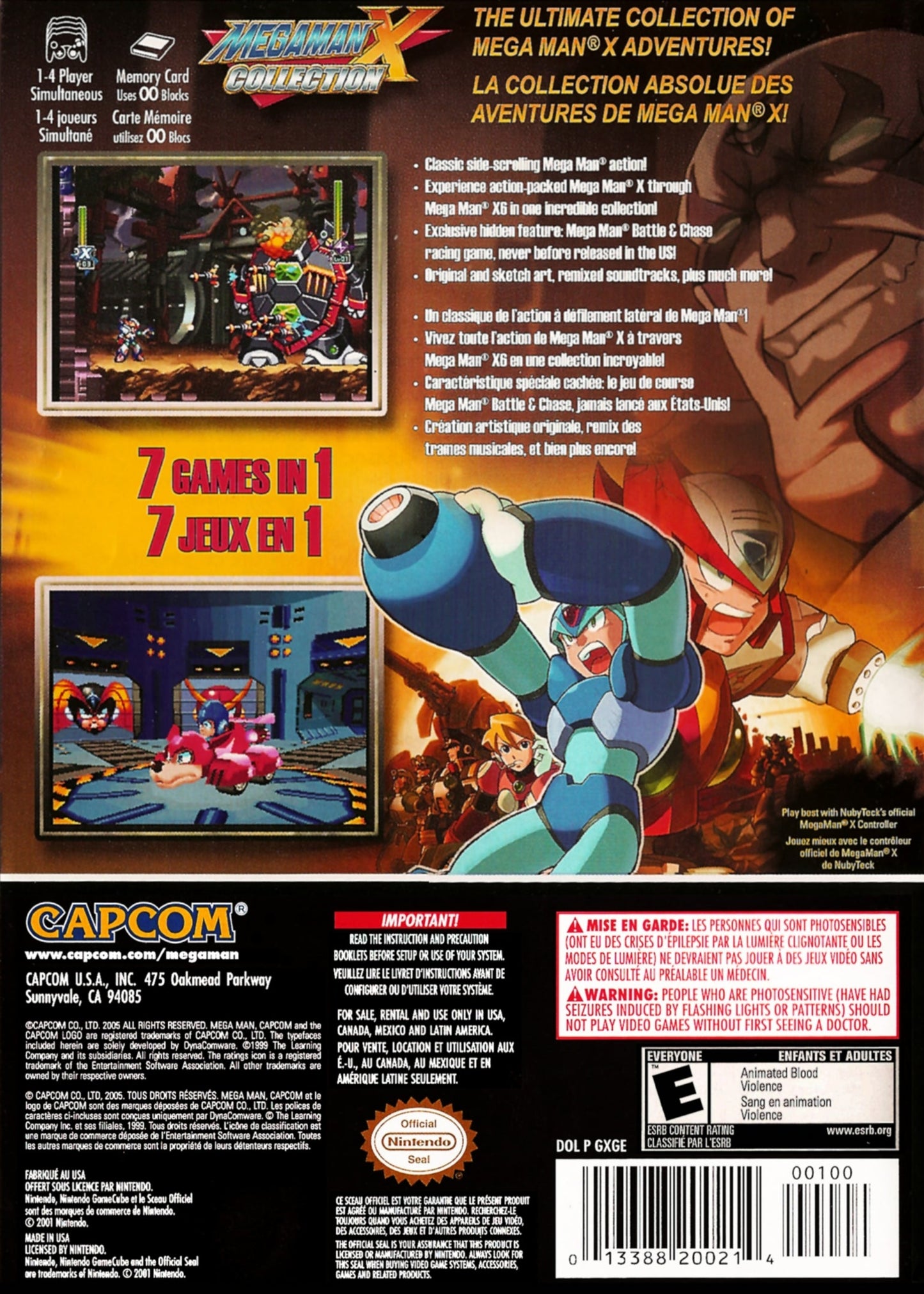 Mega Man X Collection Gamecube