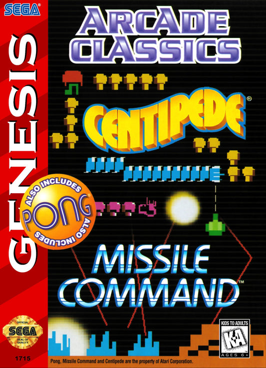 Arcade Classics Sega Genesis