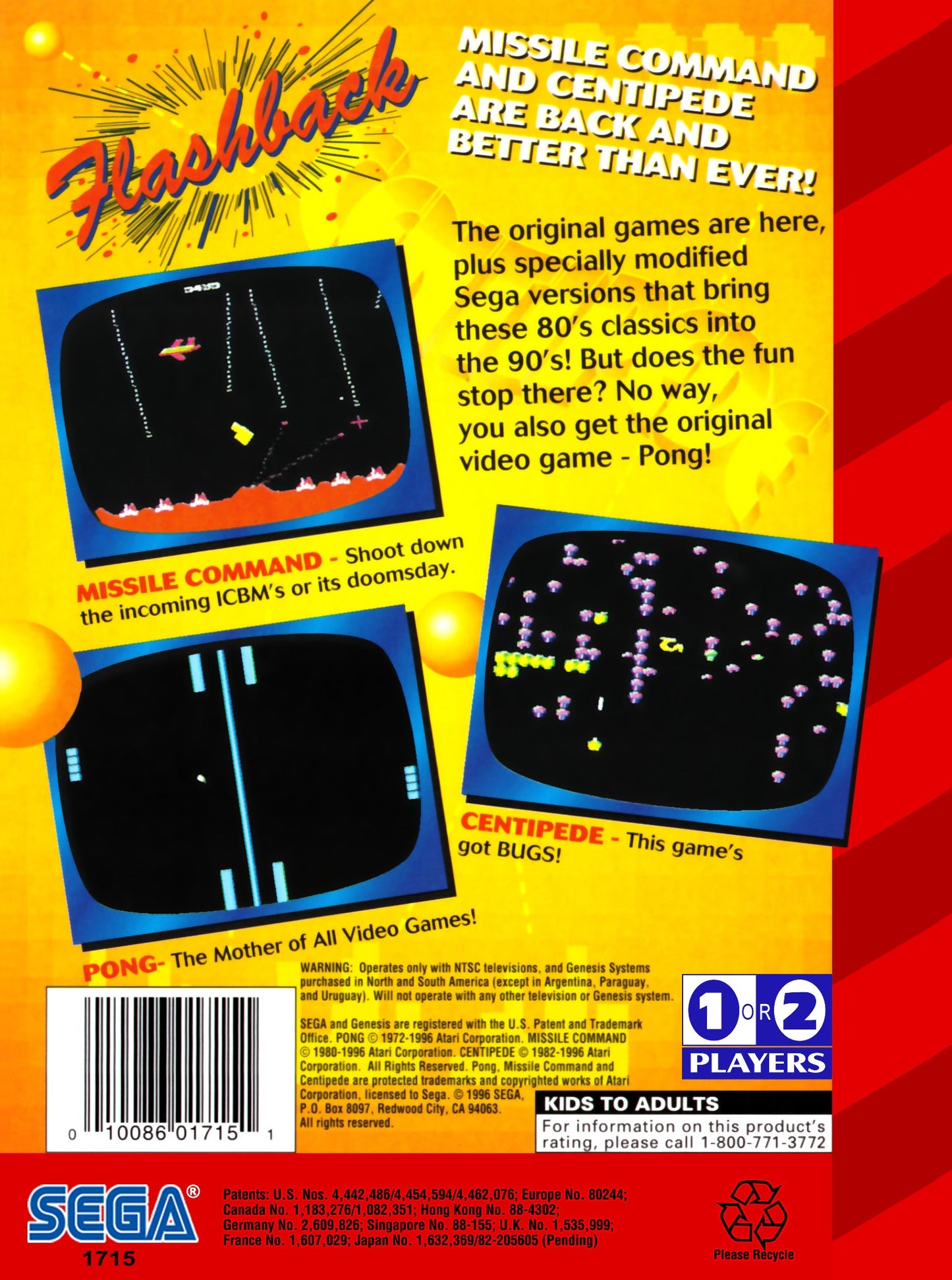 Arcade Classics Sega Genesis