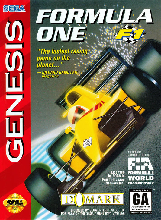 Formula One F1 Sega Genesis