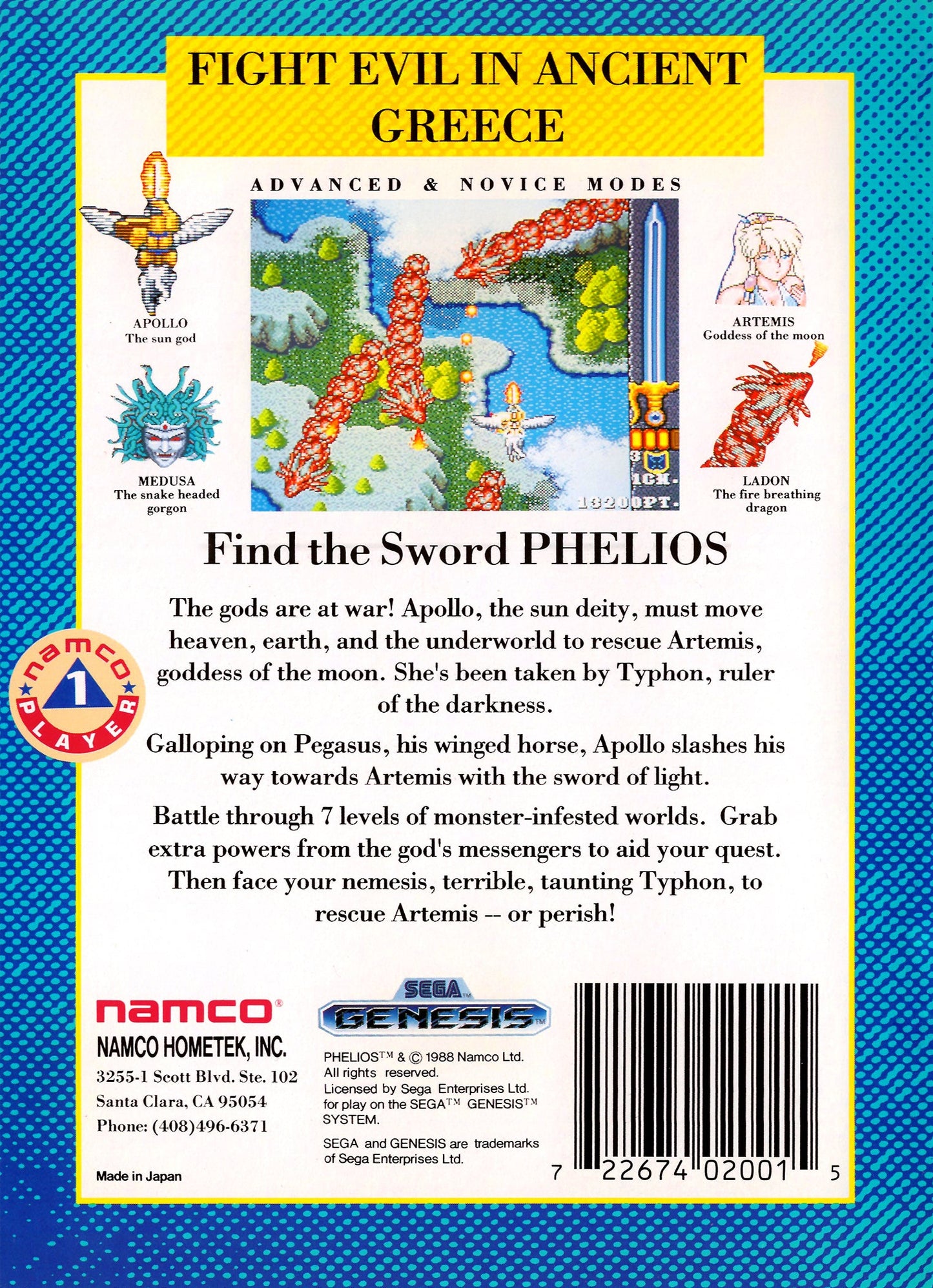 Phelios Sega Genesis