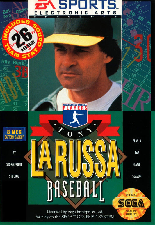 Tony La Russa Baseball Sega Genesis