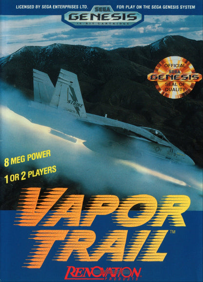 Vapor Trail: Hyper Offence Formation Sega Genesis
