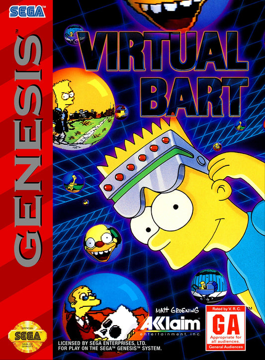 Virtual Bart Sega Genesis