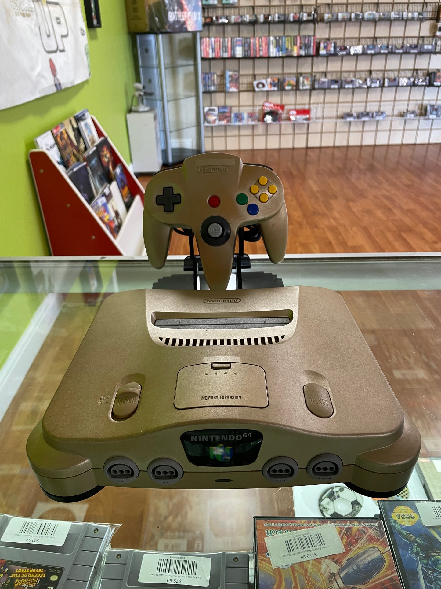 Gold N64 Console JP Nintendo 64