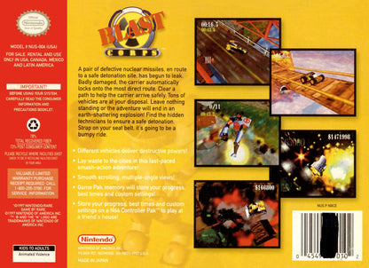 Blast Corps Nintendo 64