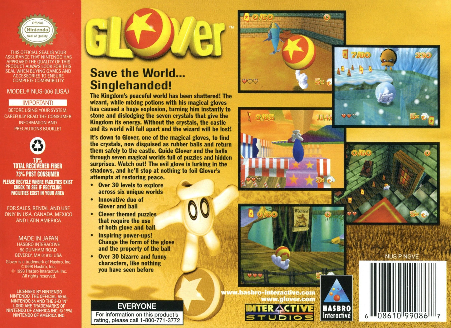 Glover Nintendo 64