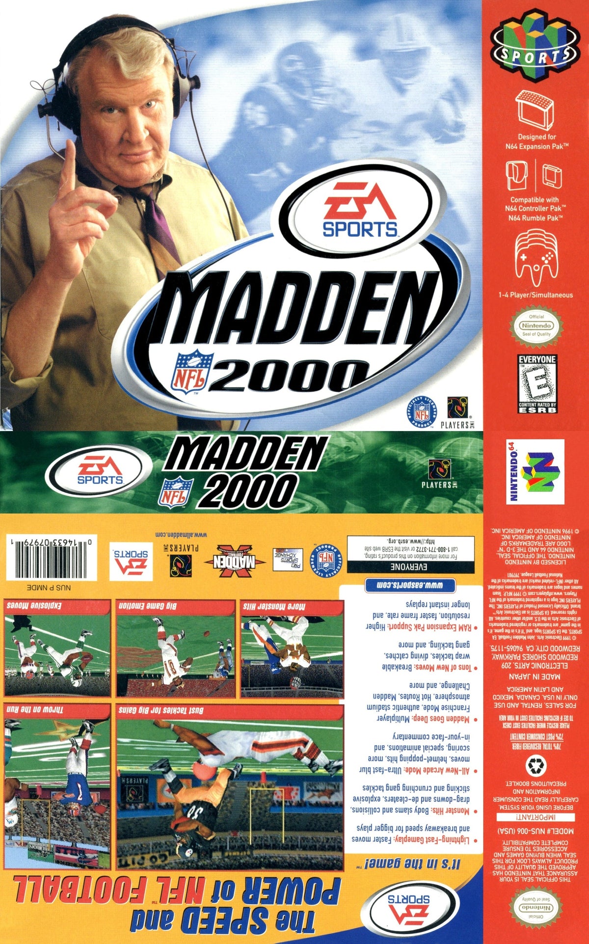 Madden 2000 Nintendo 64