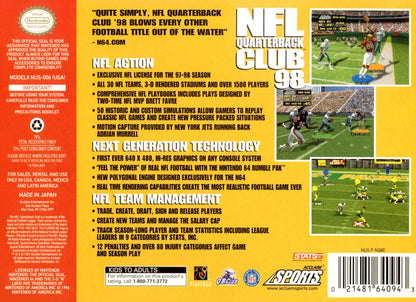 NFL Quarterback Club 98 Nintendo 64