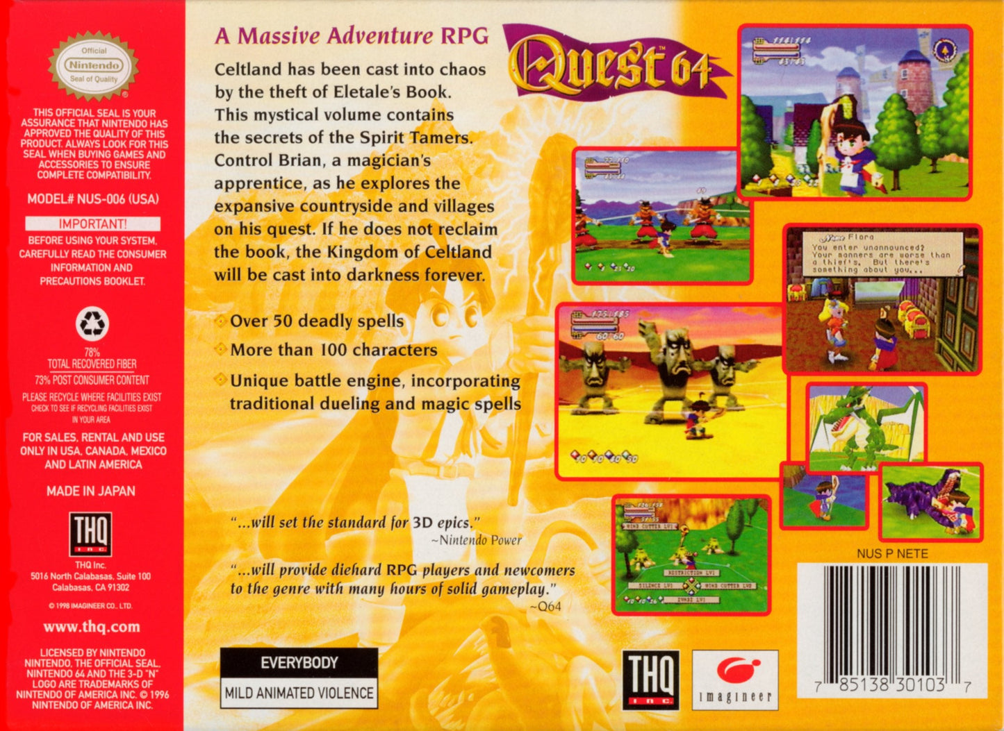Quest Nintendo 64