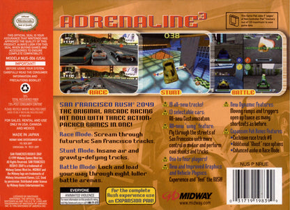 San Francisco Rush 2049 Nintendo 64