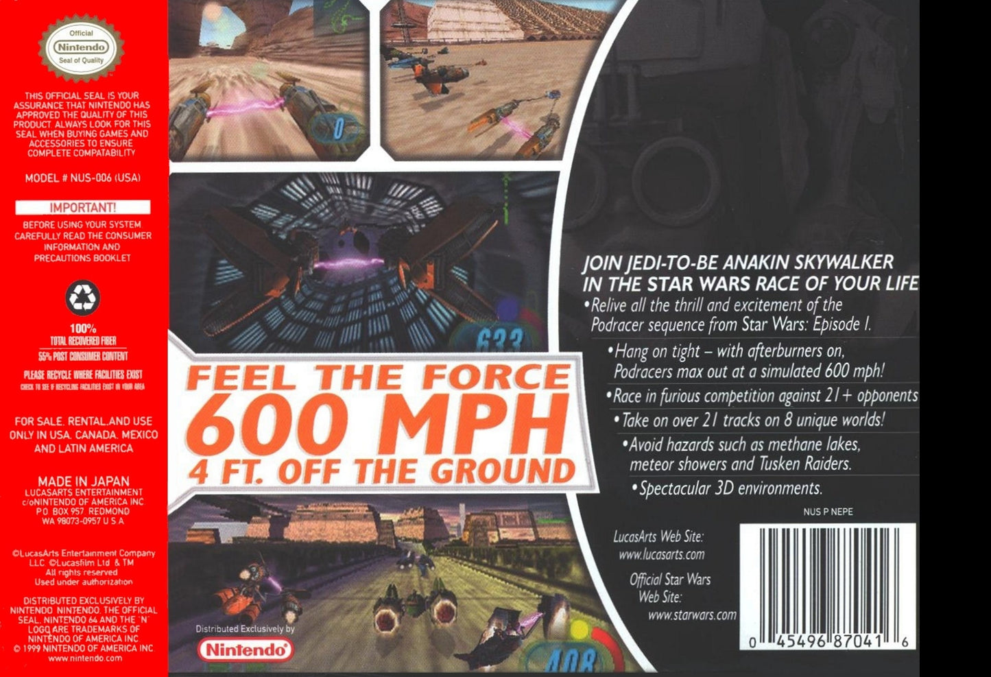 Star Wars Episode I Racer Nintendo 64