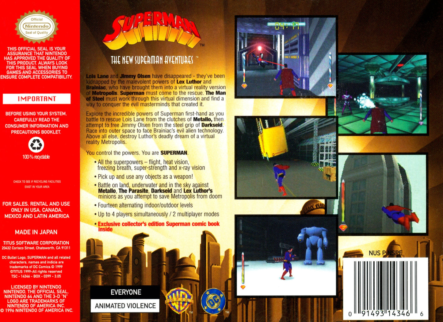 Superman Nintendo 64