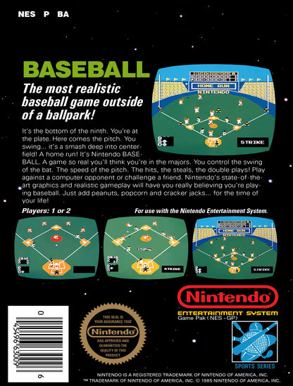 Baseball NES
