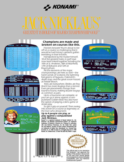 Jack Nicklaus Golf NES
