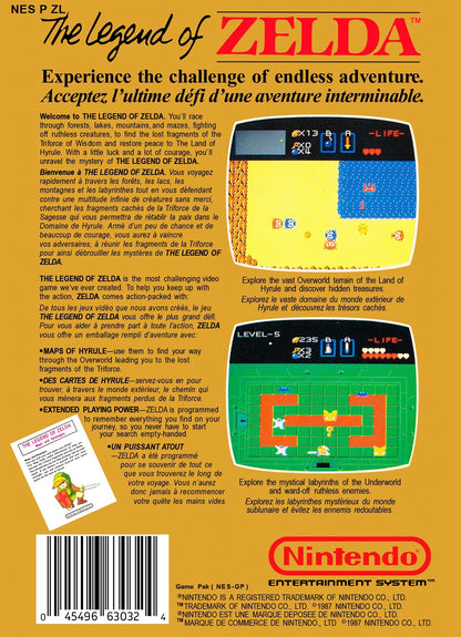 Legend Of Zelda NES