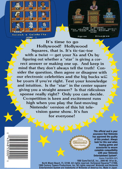 Hollywood Squares NES