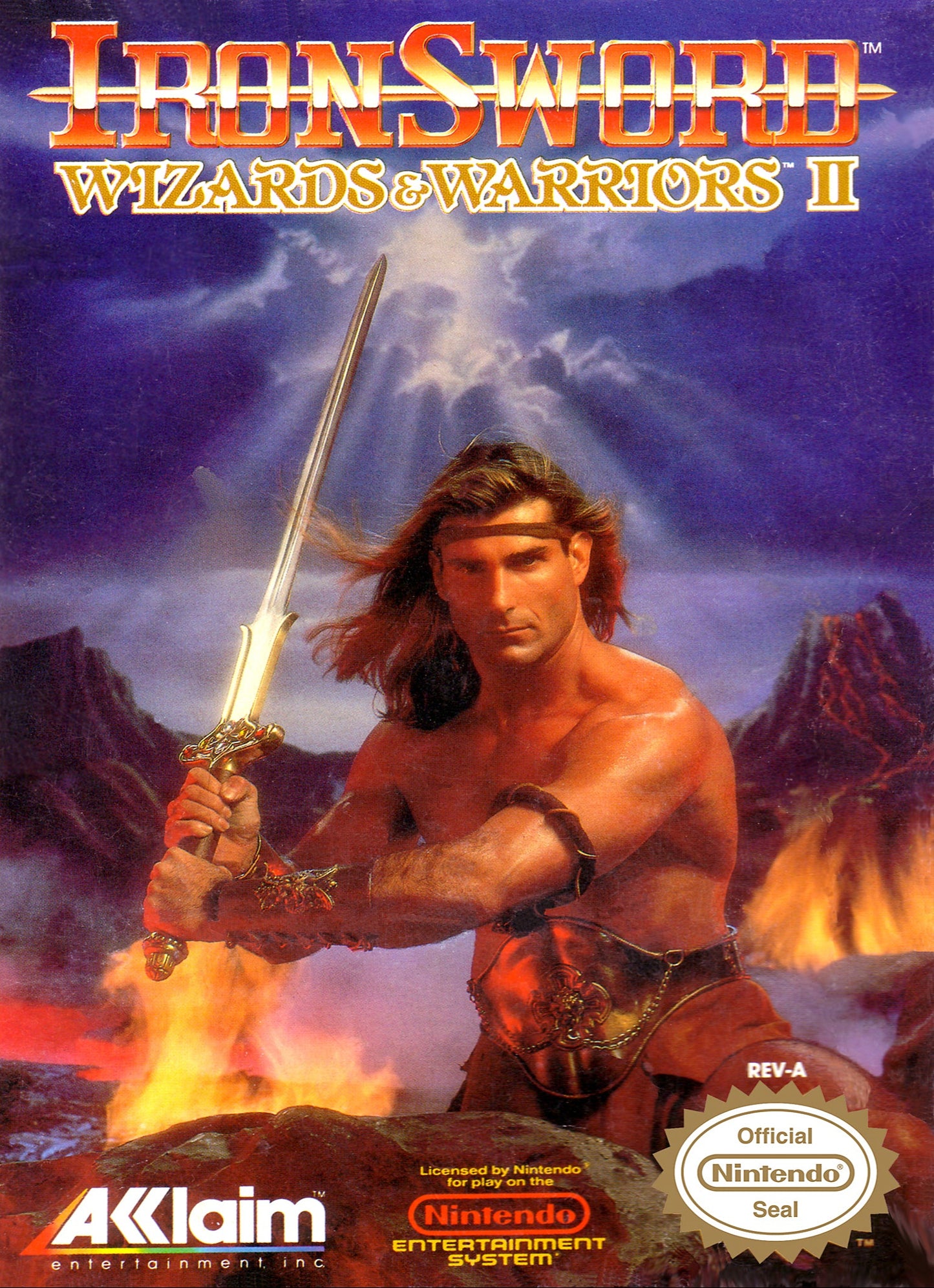 Iron Sword Wizards And Warriors II NES