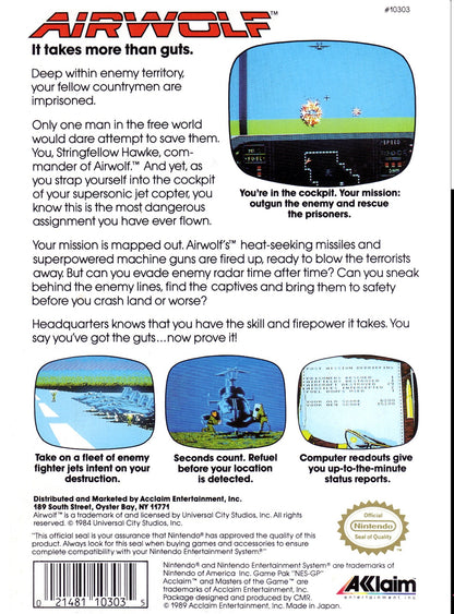 Airwolf NES