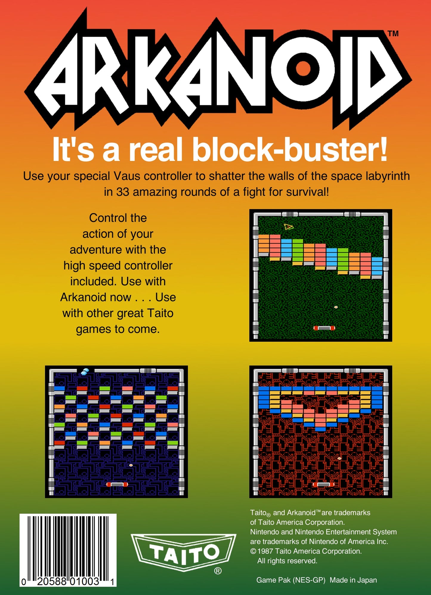 Arkanoid NES