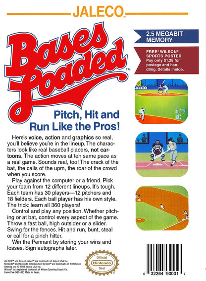Bases Loaded NES