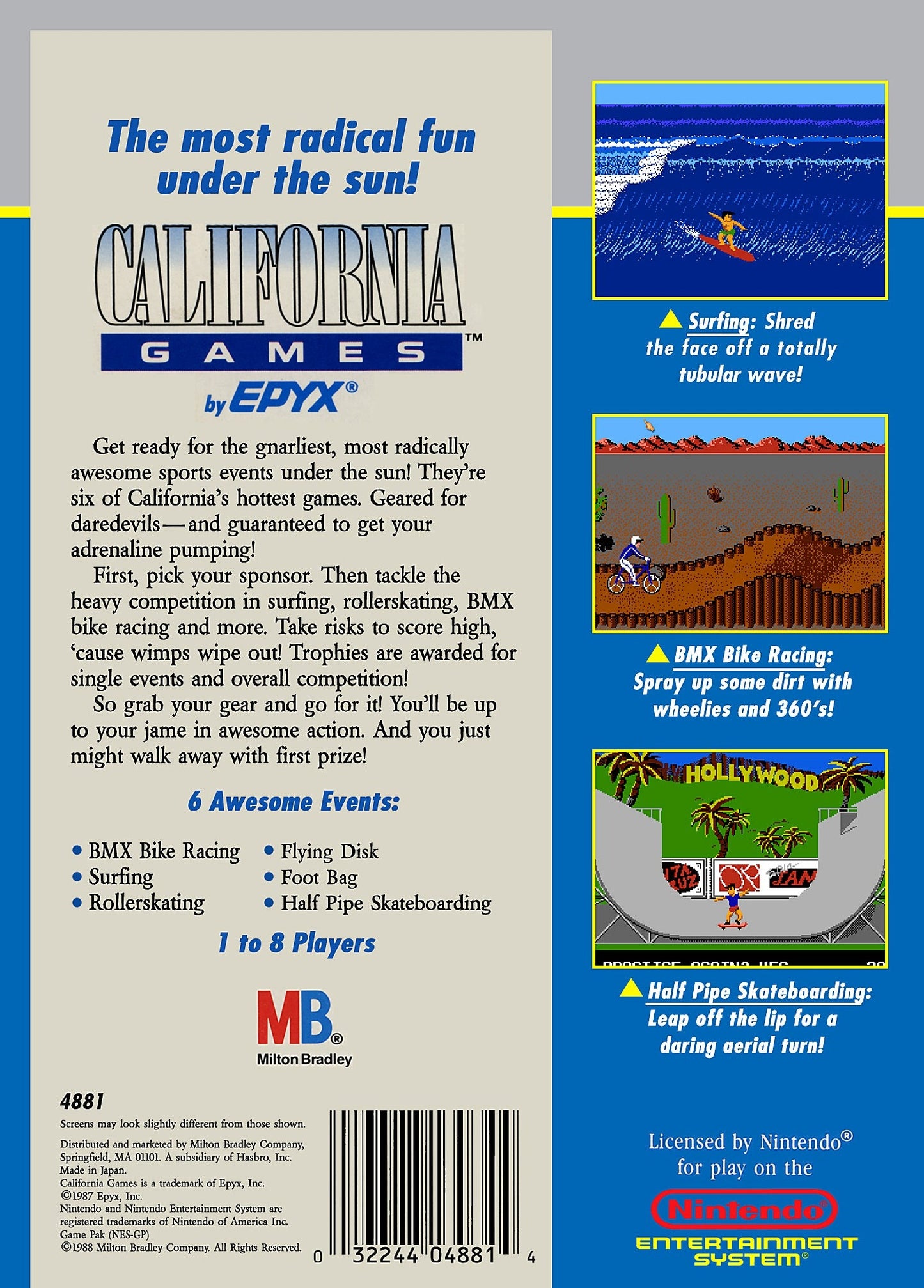 California Games NES