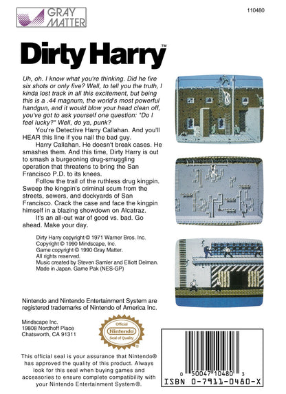 Dirty Harry NES
