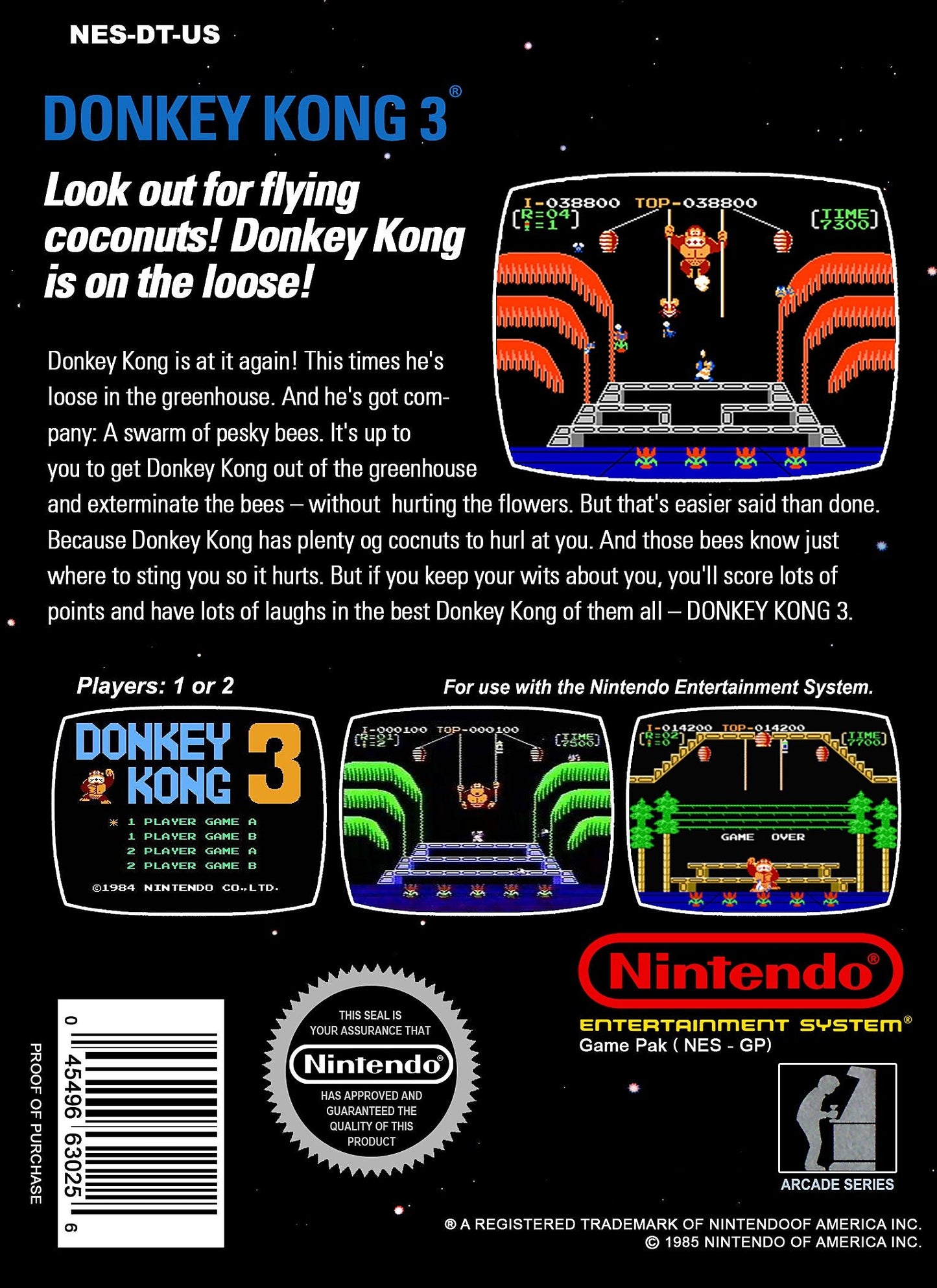 Donkey Kong 3 NES