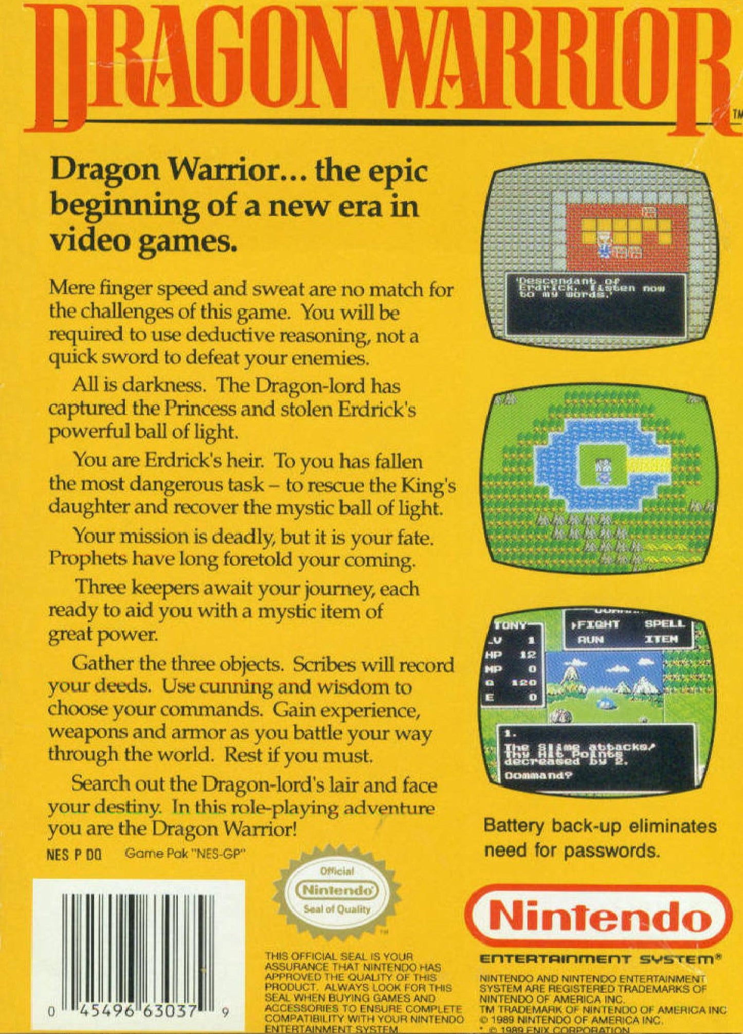 Dragon Warrior NES
