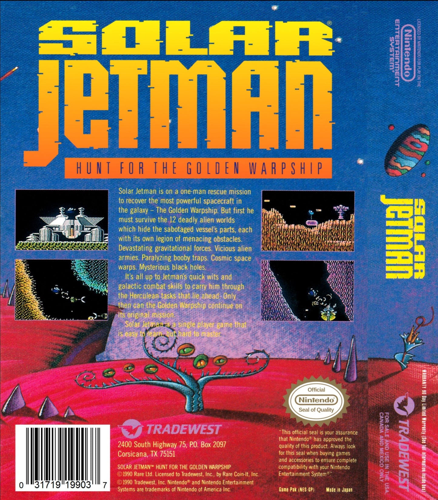 Solar Jetman NES
