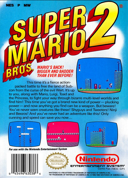 Super Mario Bros 2 NES