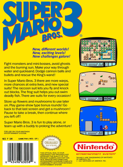 Super Mario Bros 3 NES
