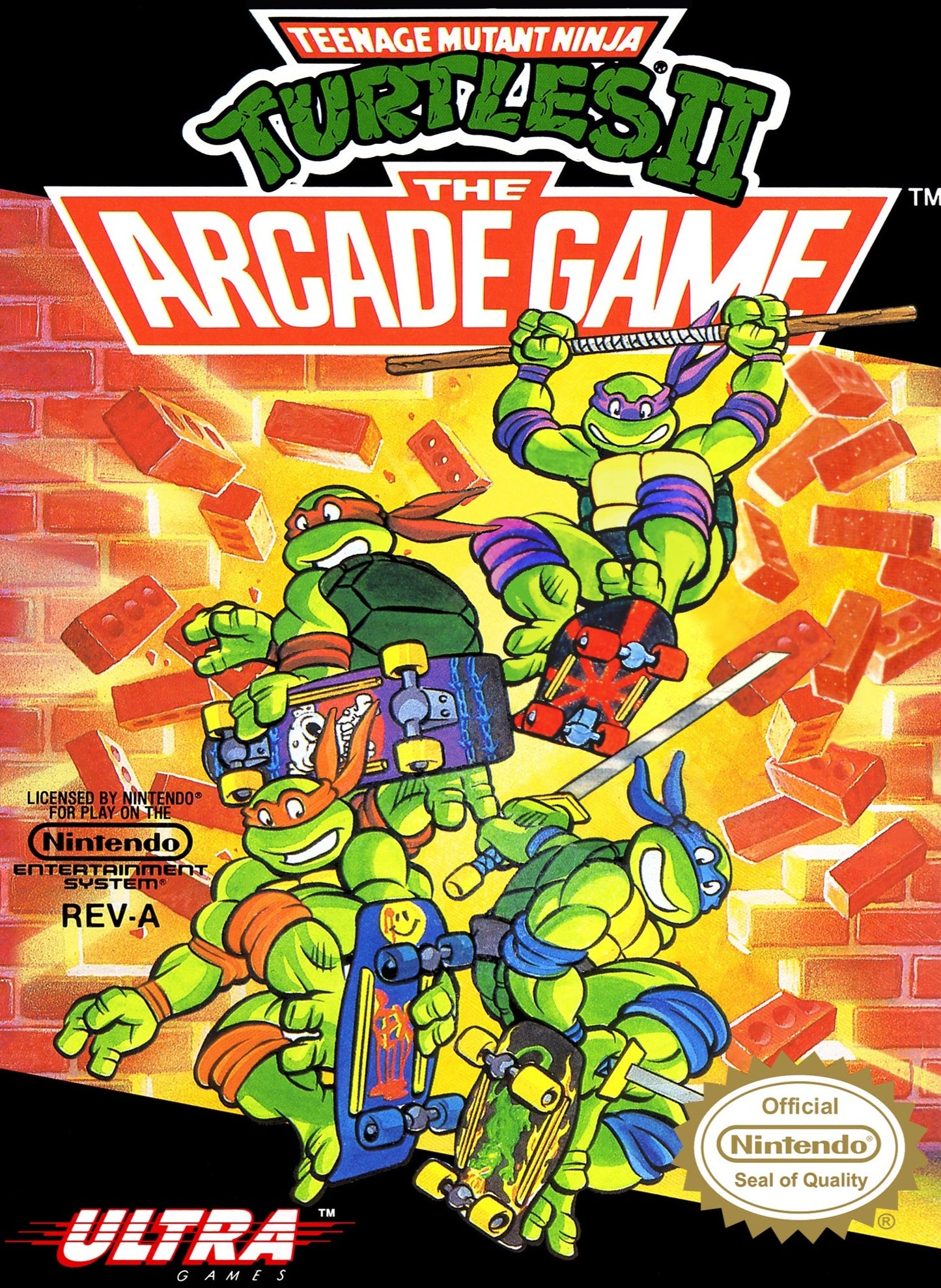 Teenage Mutant Ninja Turtles II NES