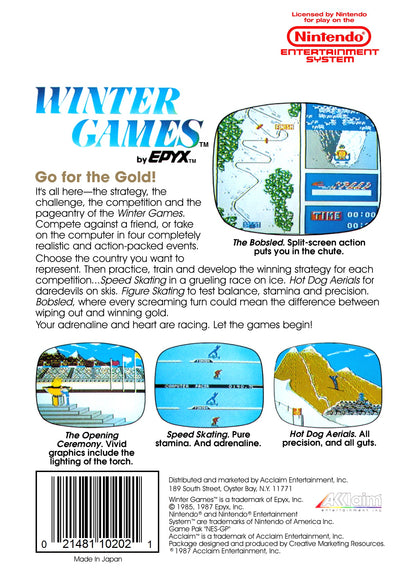 Winter Games NES