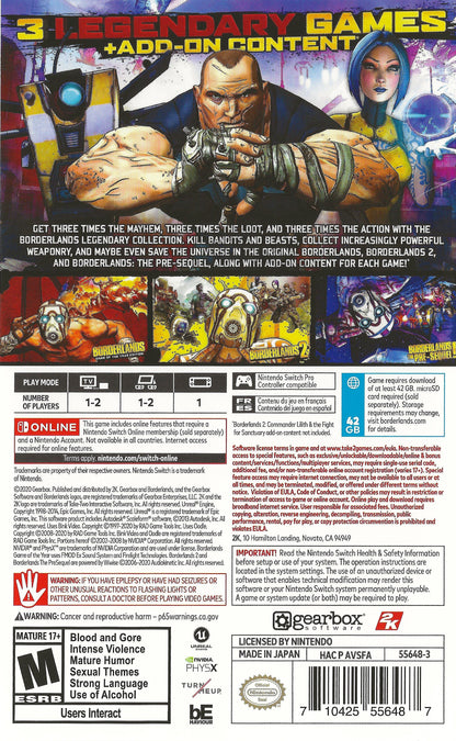 Borderlands Legendary Collection Nintendo Switch