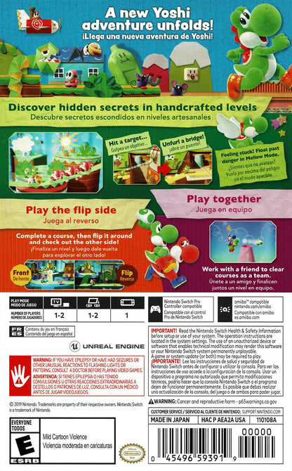 Yoshi's Crafted World Nintendo Switch