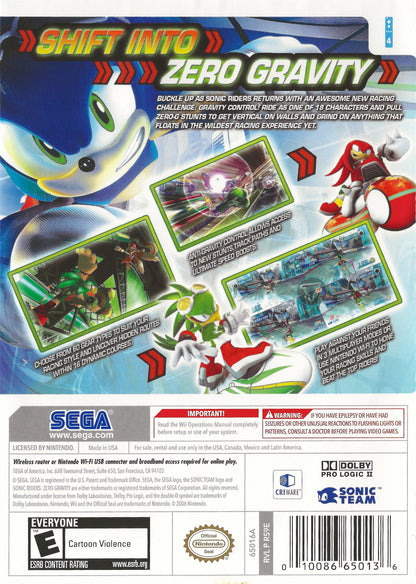 Sonic Riders Zero Gravity Wii