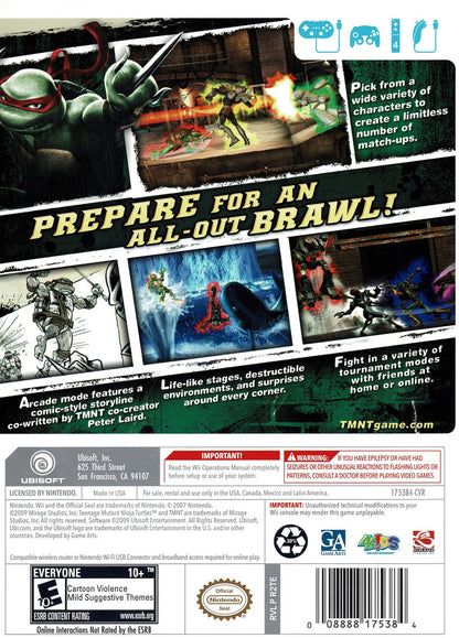 Teenage Mutant Ninja Turtles: Smash-Up Wii